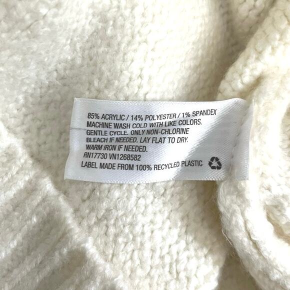 Wild Fable Ruffled Sweater, Cream Color, Cozy, Coquette - Picture 6 of 7